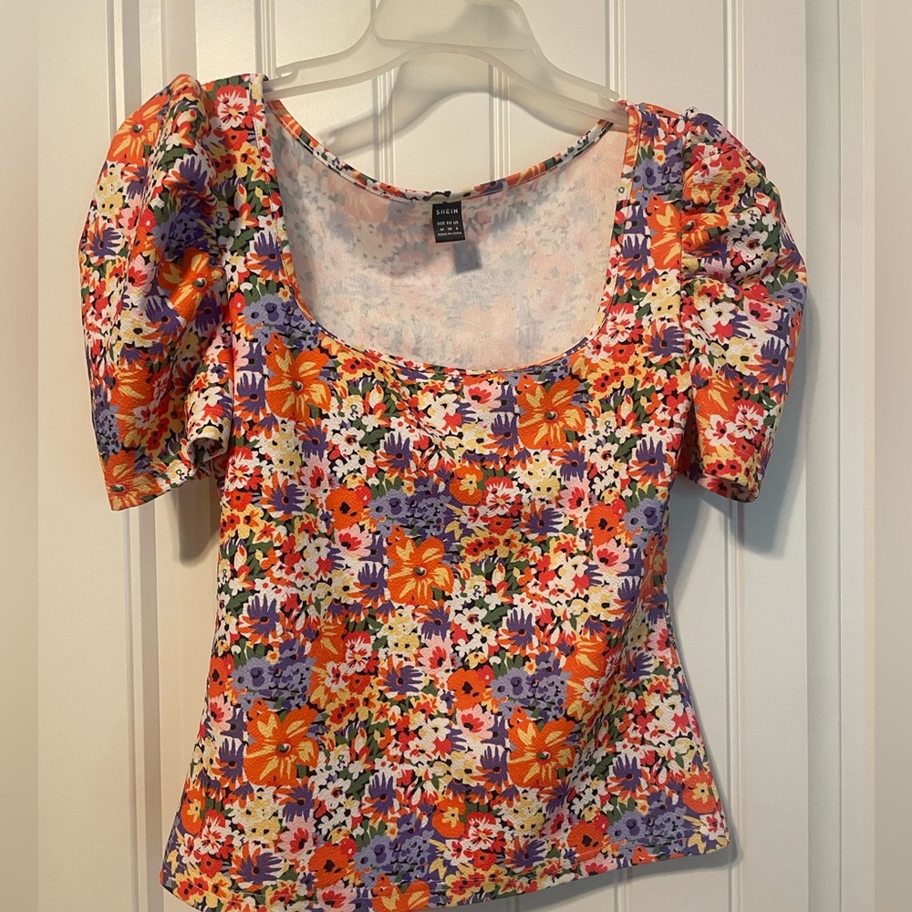 Floral Shein Top